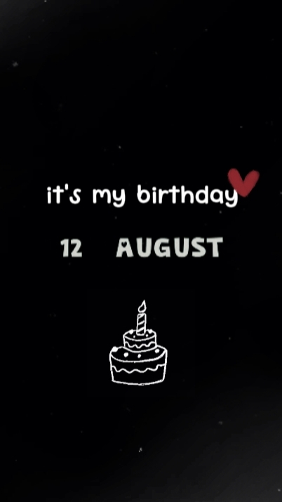 12 DE AGOSTO CUMPLEAÑOS