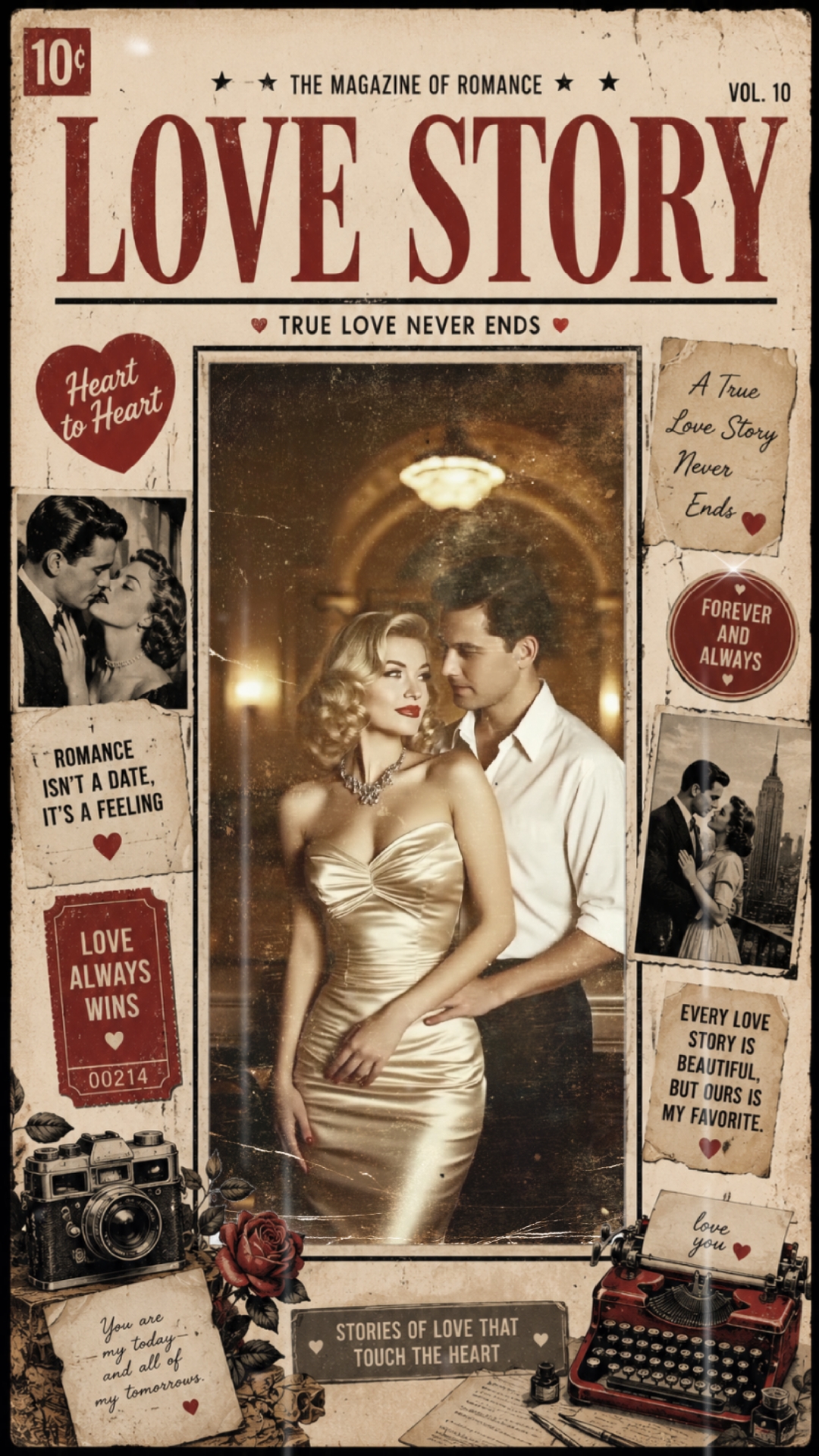 História De Amor Vintage 