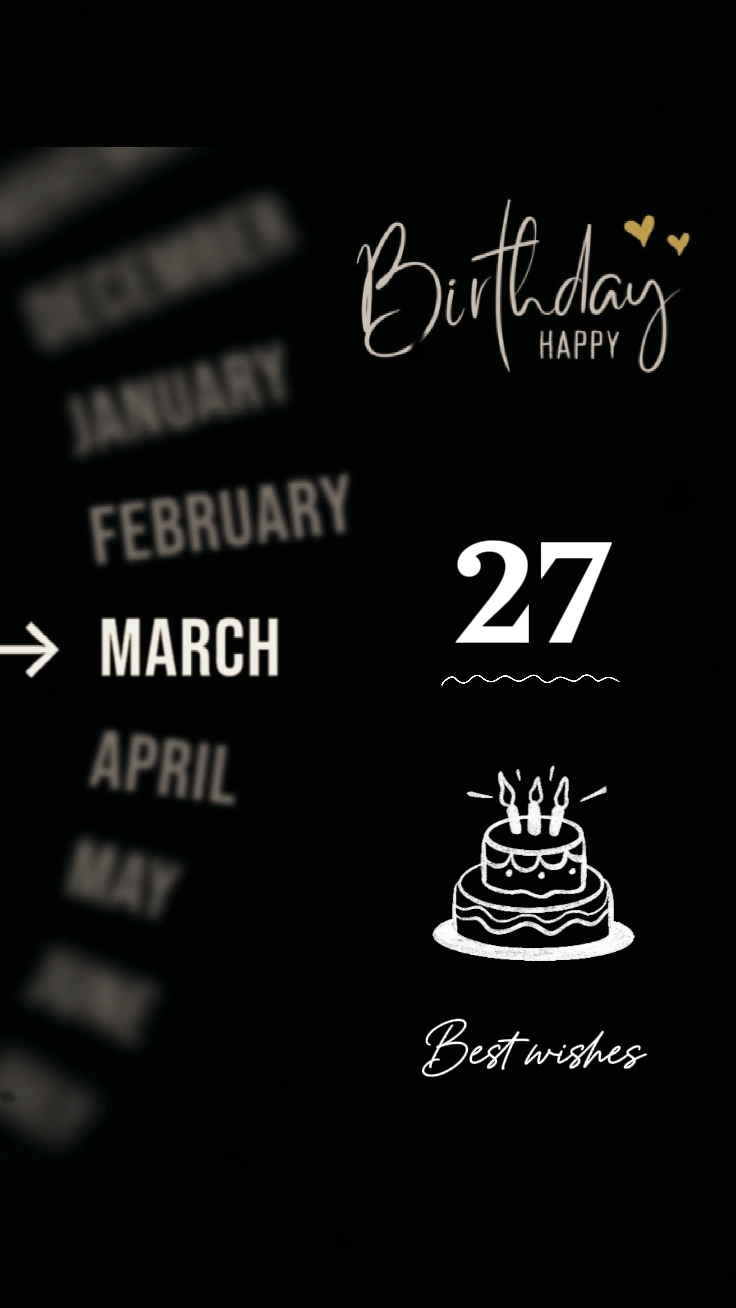 27 MARS ANNIVERSAIRE