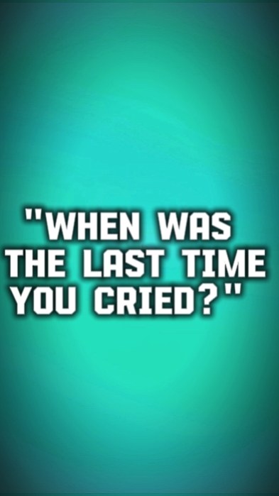 La última vez que lloraste