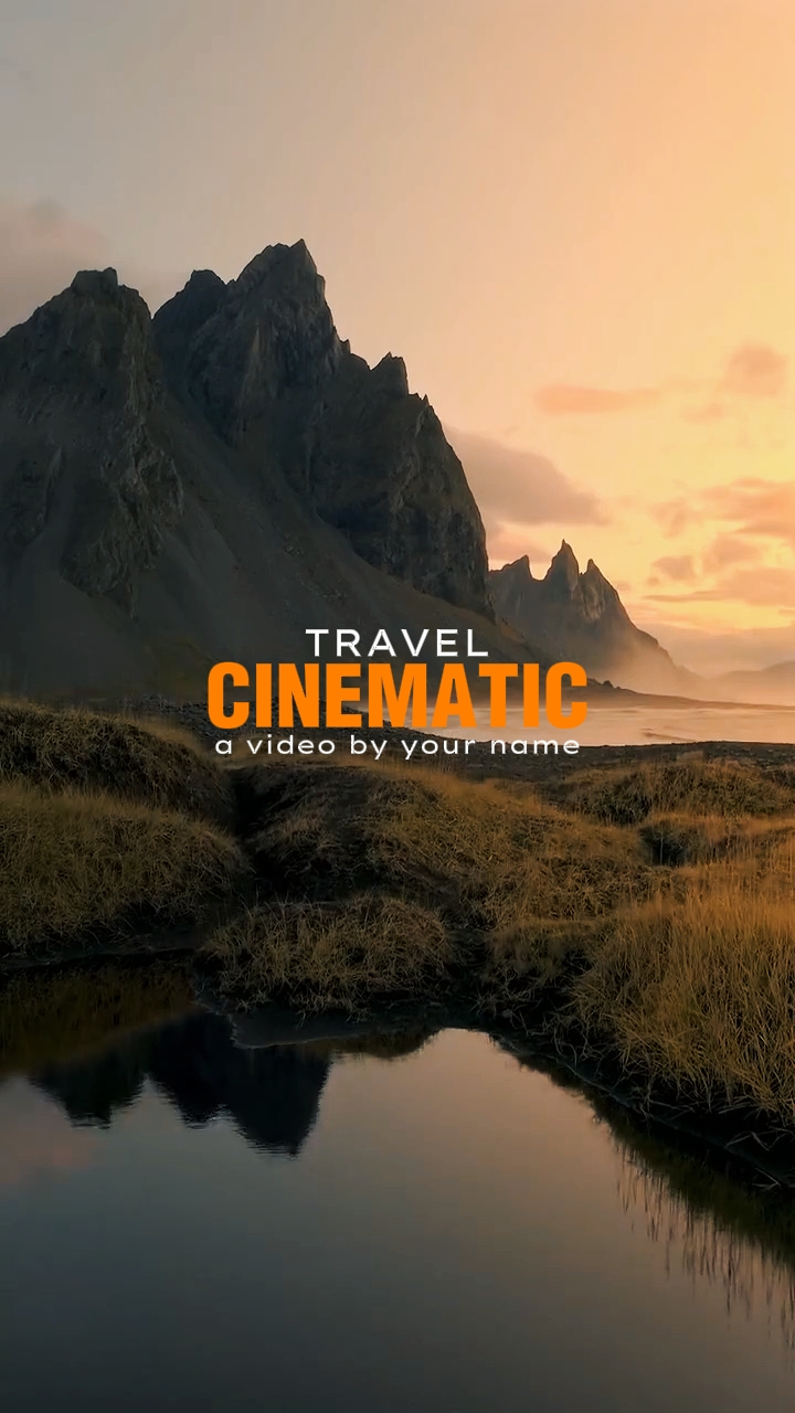 Travel cinematic