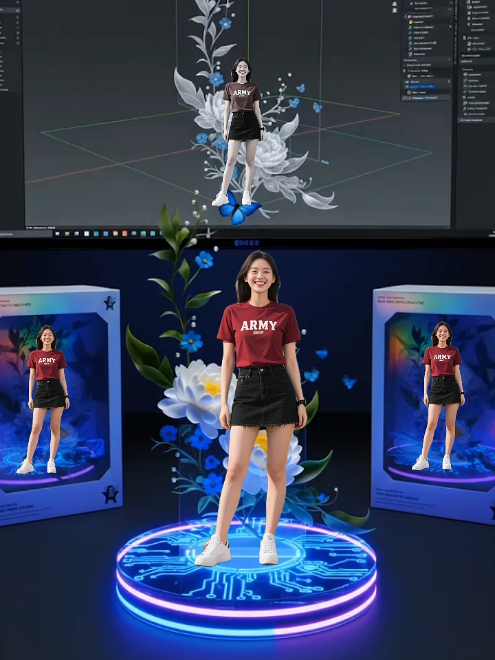 Miniatur Ai Langsung