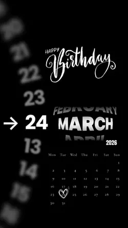 HBD 24 MARCH