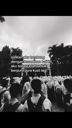 lelah untuk berpura2