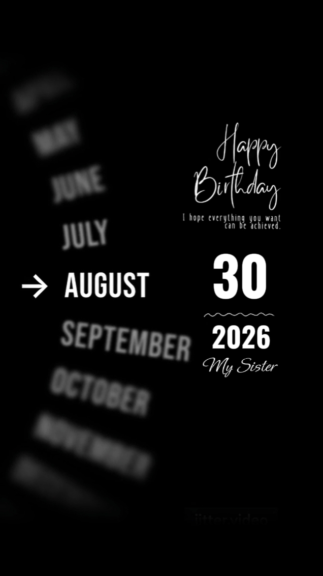 HBD sister 30 AUG