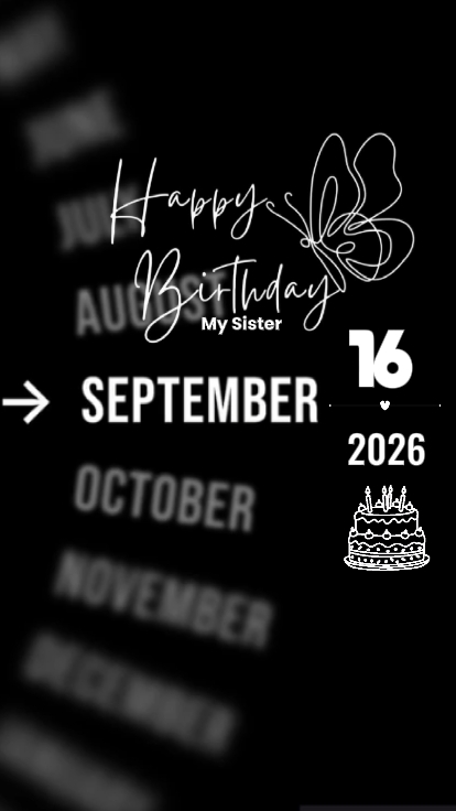BDAY SISTER 16Septem