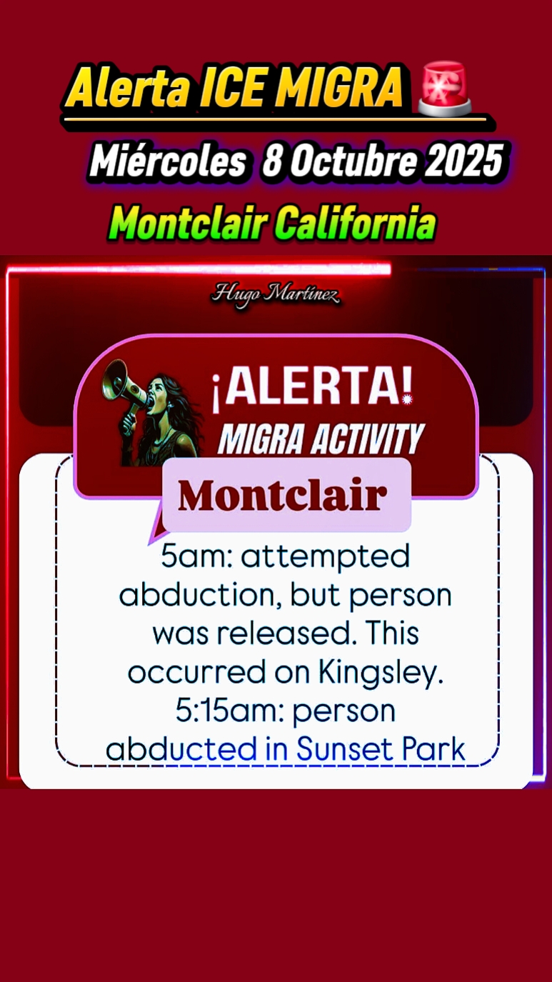 ICE en Montclair CA 