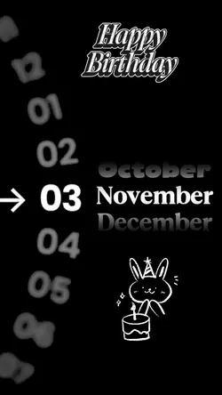 birthday 3 November 