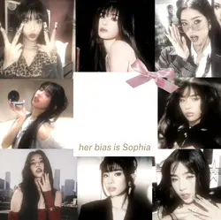 Her bias is sophia