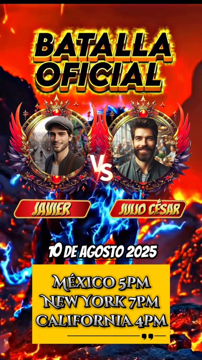 Flyer para batallas 
