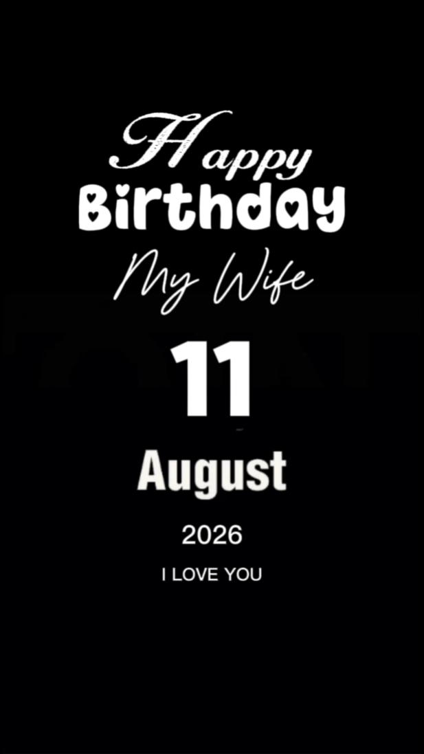 HBD Istriku 11 Agustus