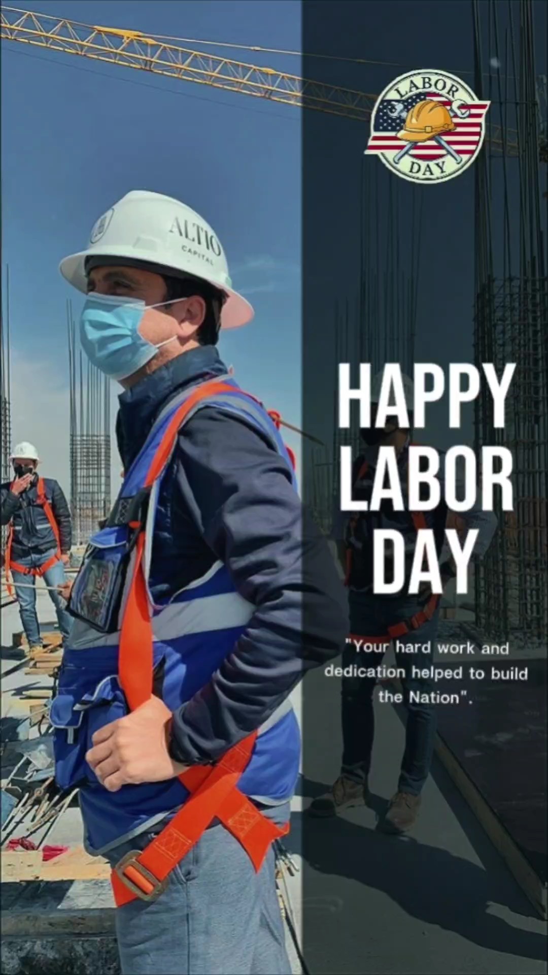 Feliz dia de trabalho