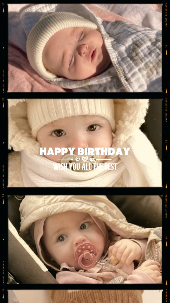 Feliz aniversário bebê