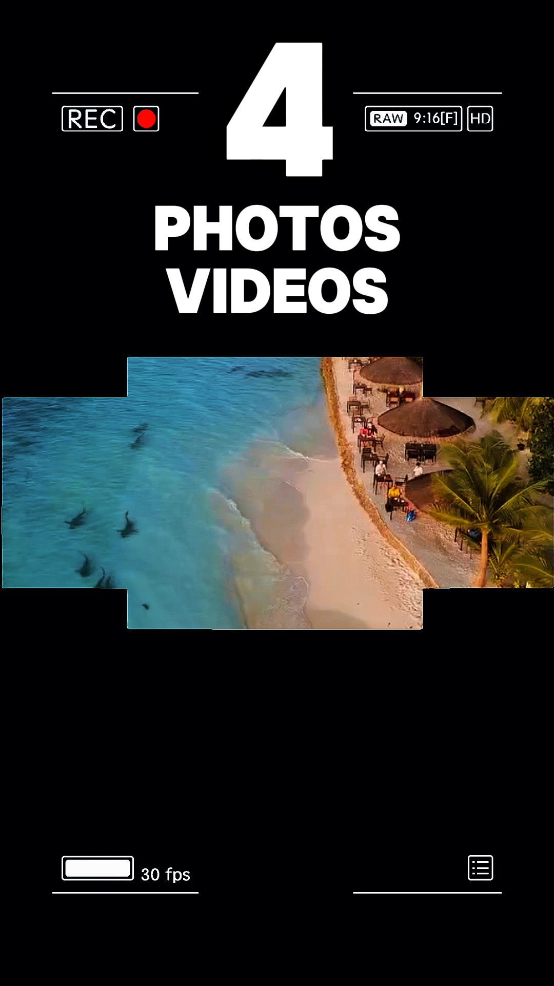 4 fotos o videos 