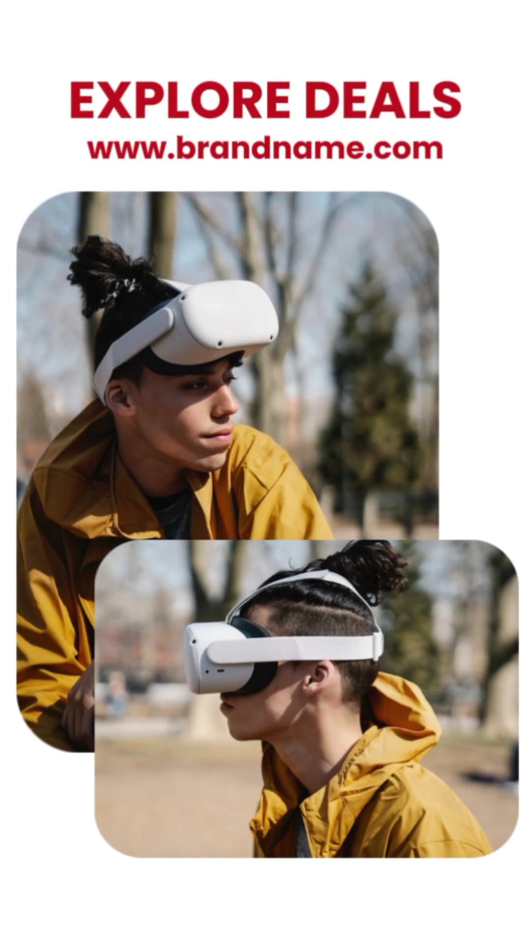 Publicidade Produtos de Realidade Virtual Promoção de Fim de Ano 3C No Estilo Tiktok