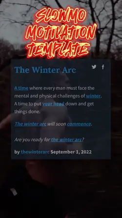 Winter Arc π₯