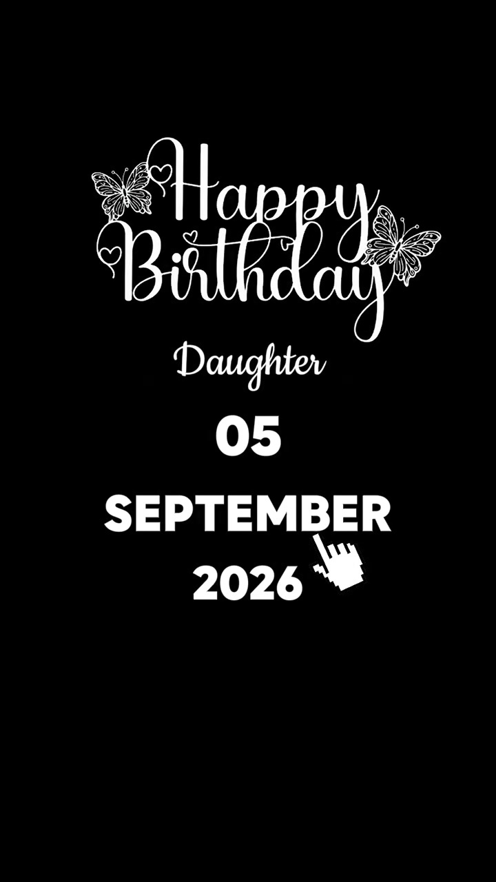 BDAY DAUGHTER 5 SEPT