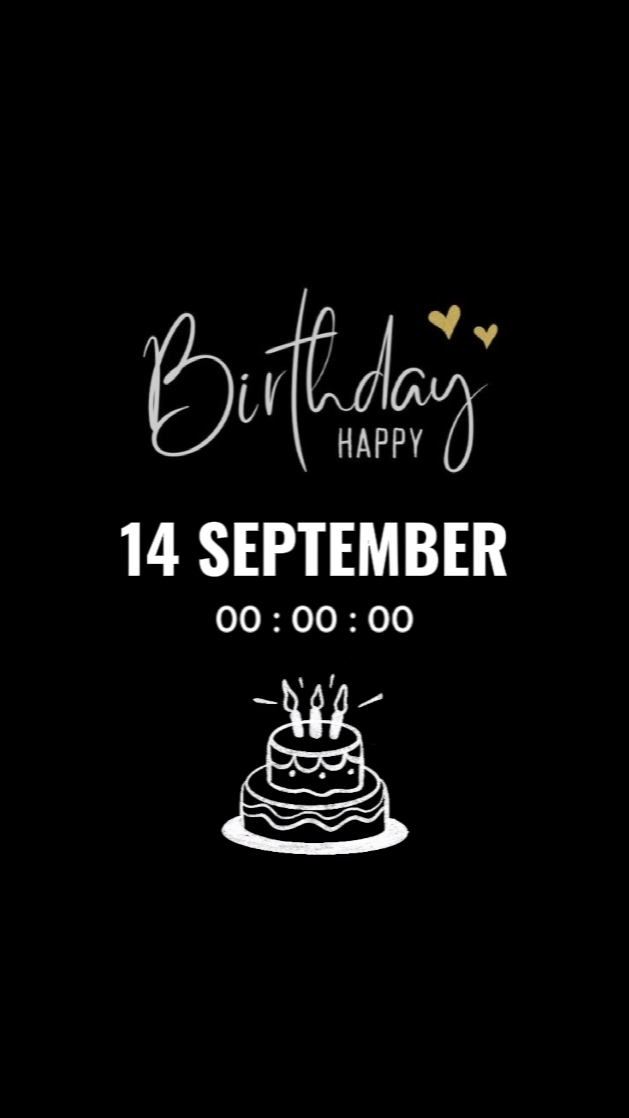 BDAY 14 SEPTEMBER 