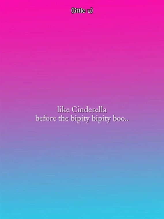 seperti Cinderella 