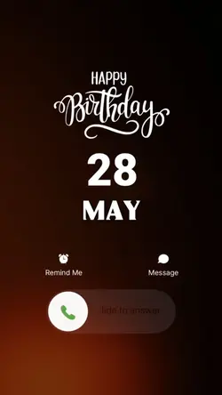 HBD 28 MAY 2026