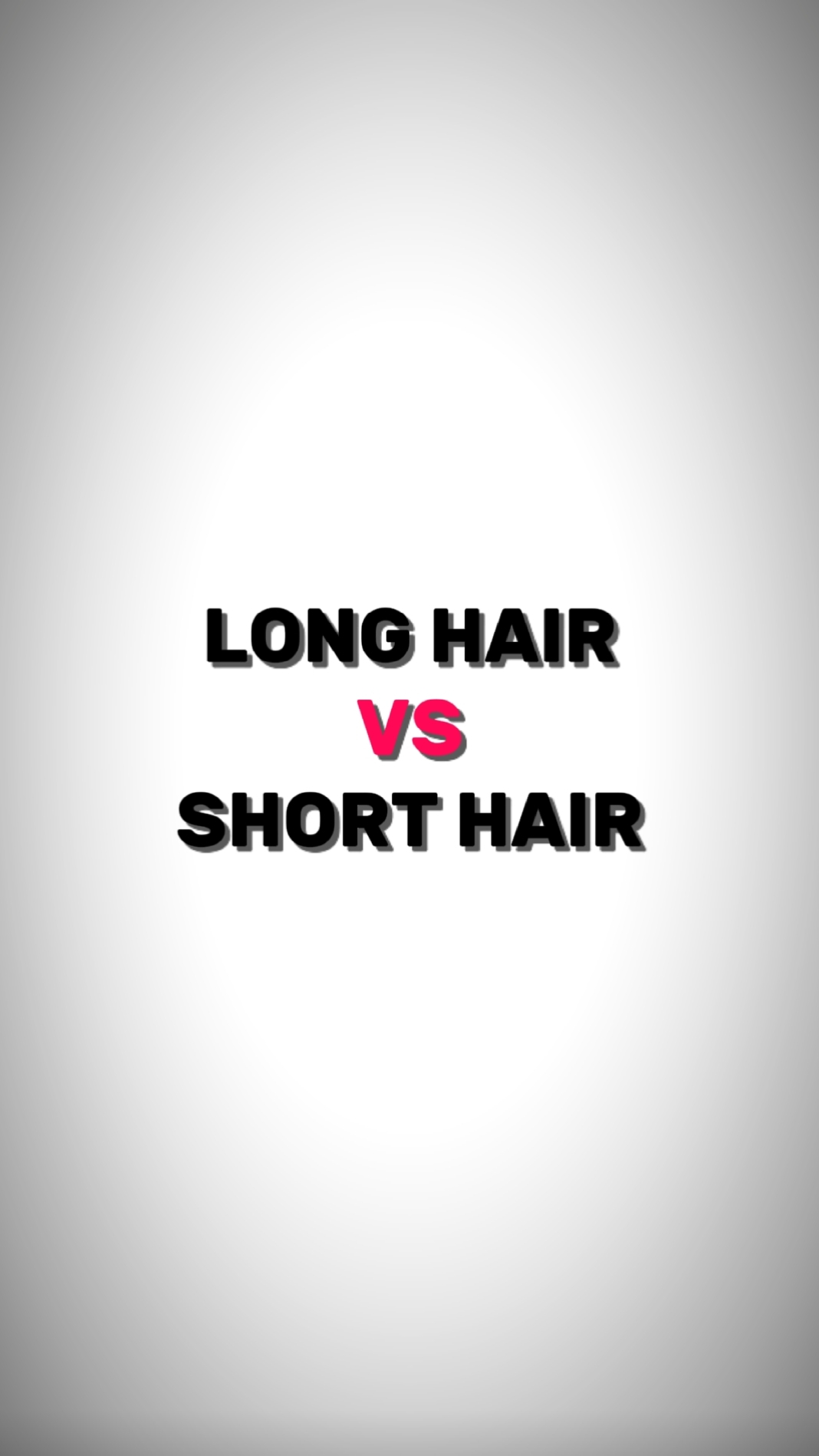Cheveux longs vs courts