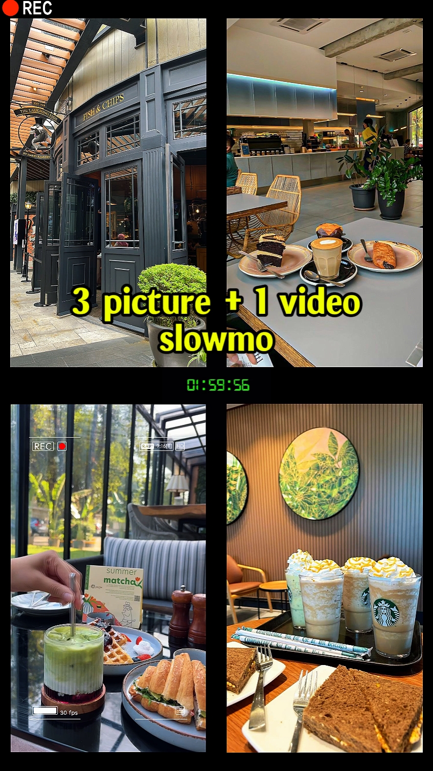 1 vidéo + 3 photos