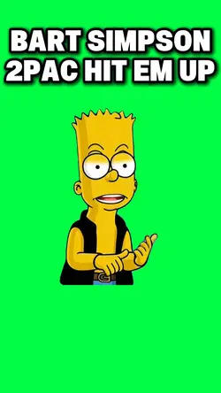 BART SIMPSON 2PAC