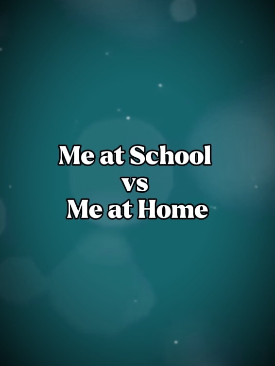 school vs. home pic