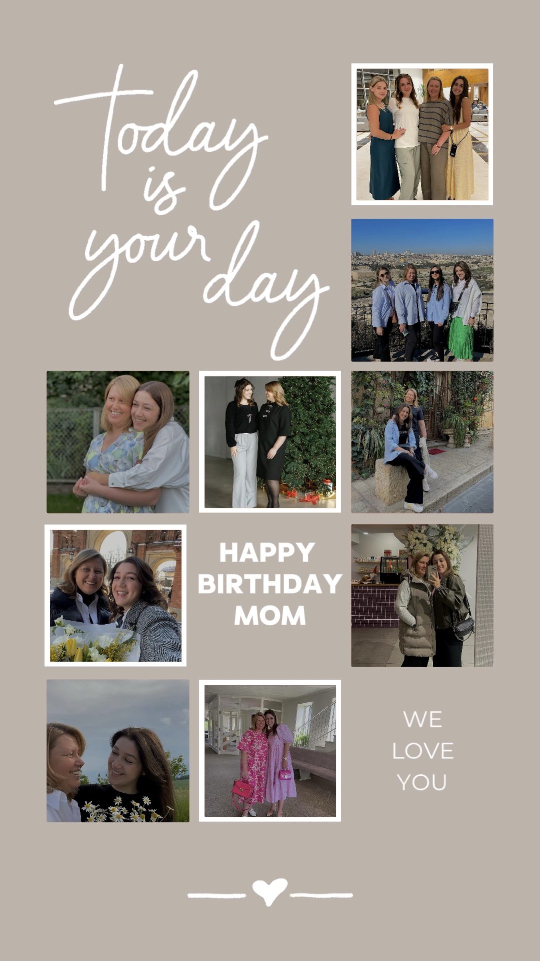 Happy birthday mom