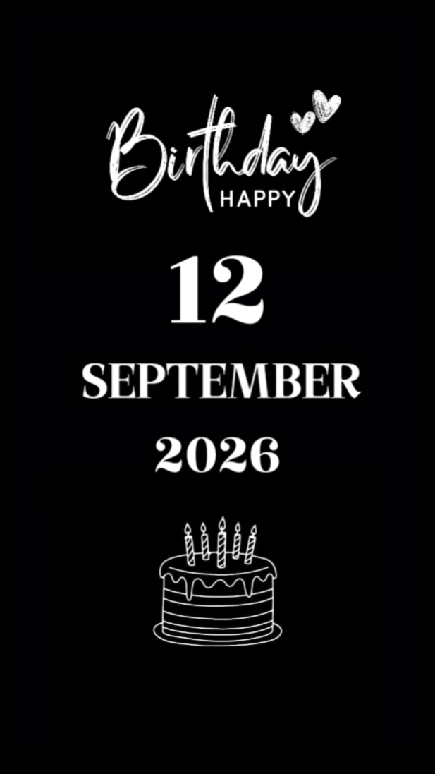 ANIVERSÁRIO FILHO 12 DE SETEMBRO