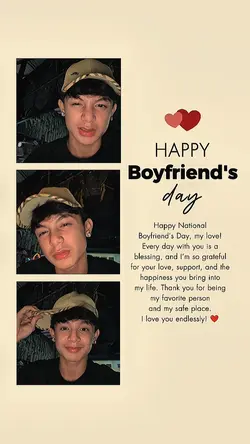 Happy boyfriend day
