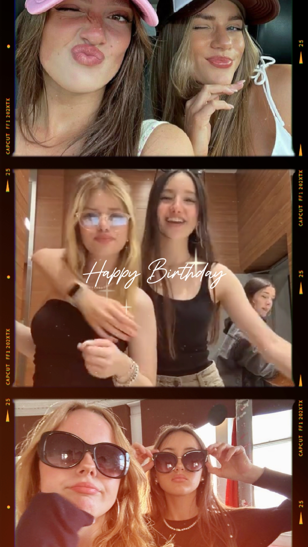 Feliz aniversário melhor amiga