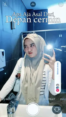 asal depan cermin