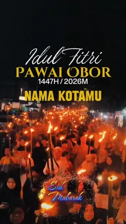 Pawai obor 2026