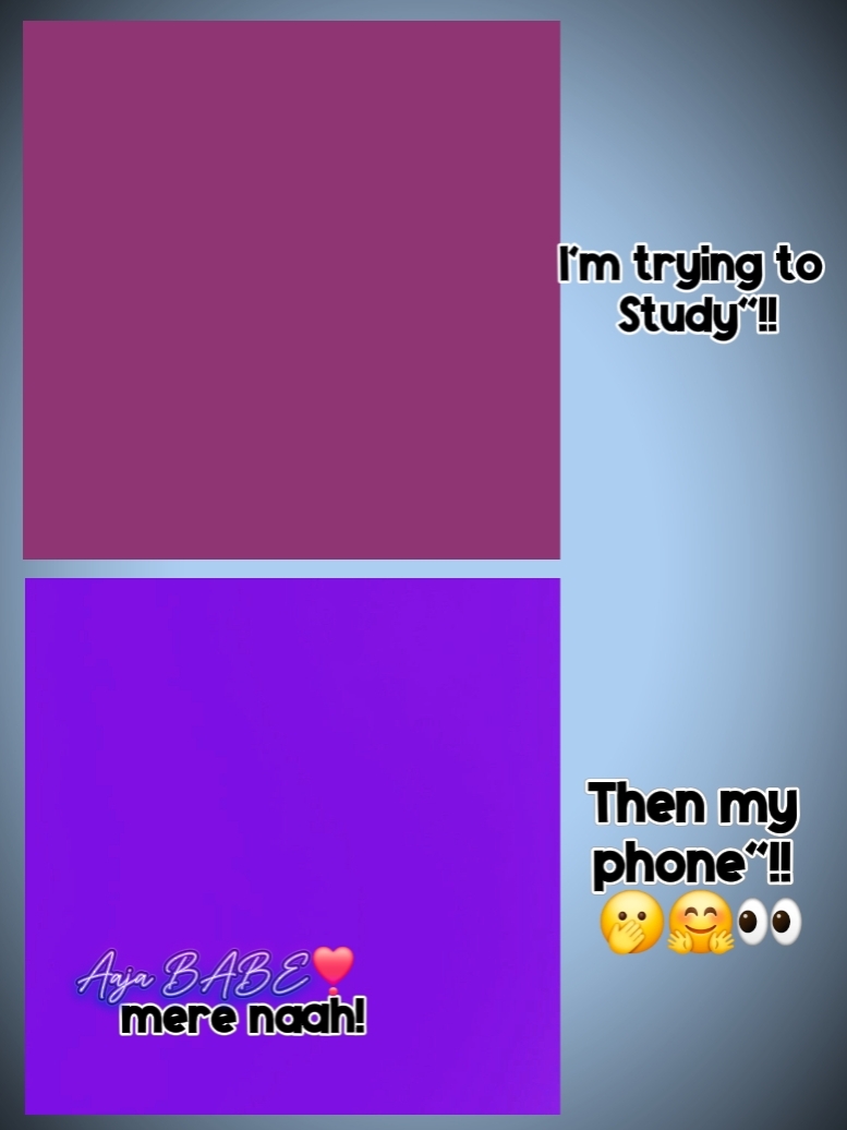 trying to study