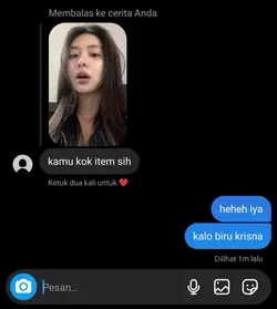 kamu kok item sih