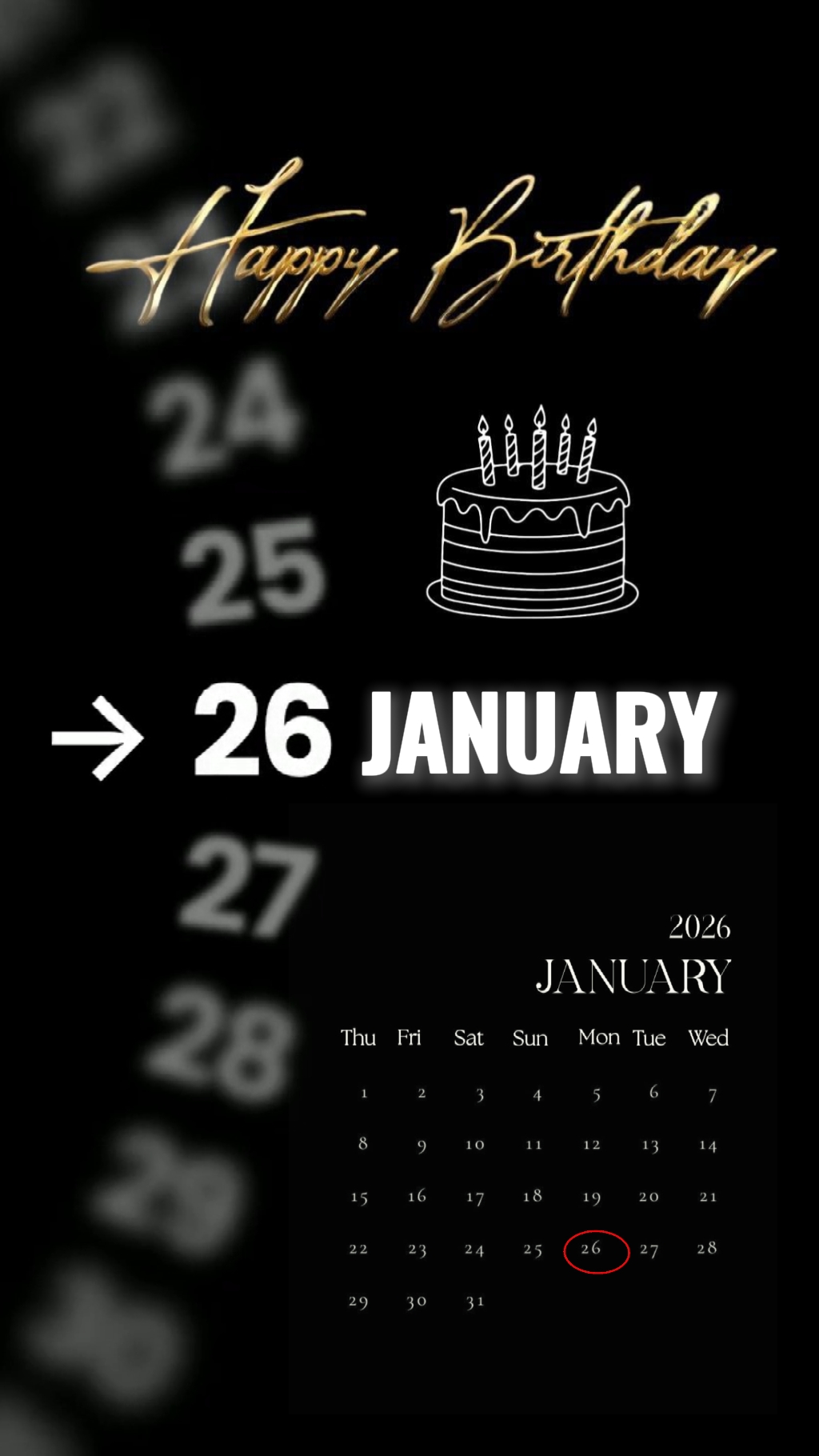 birthday 26 january