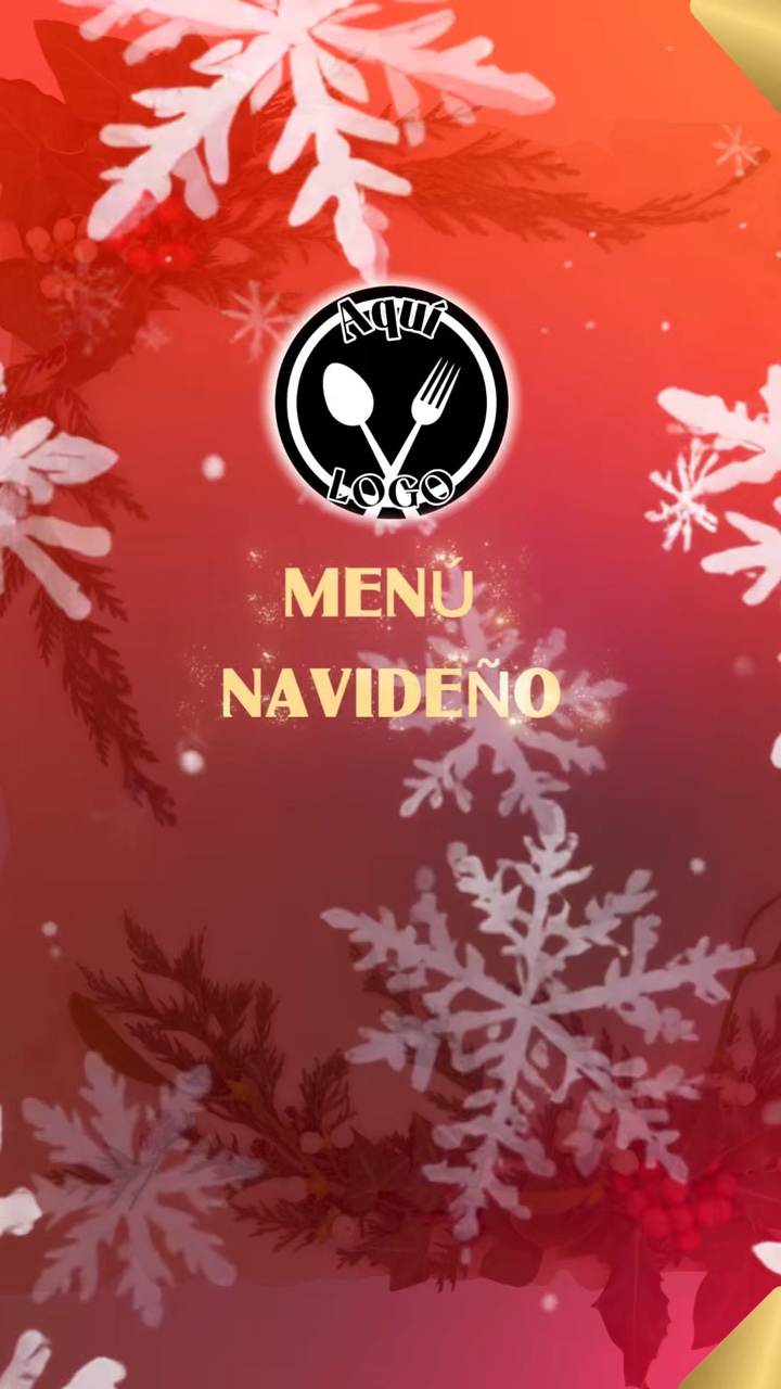 Carta Menú Navideño 