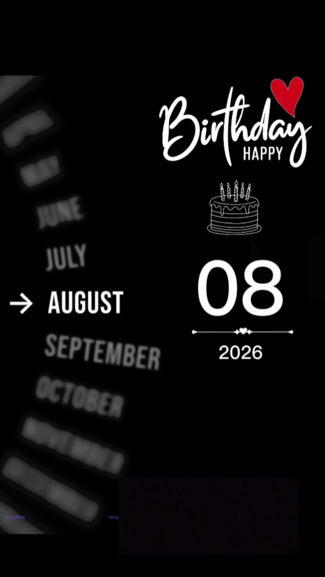 Ulang tahun 08 Agustus 