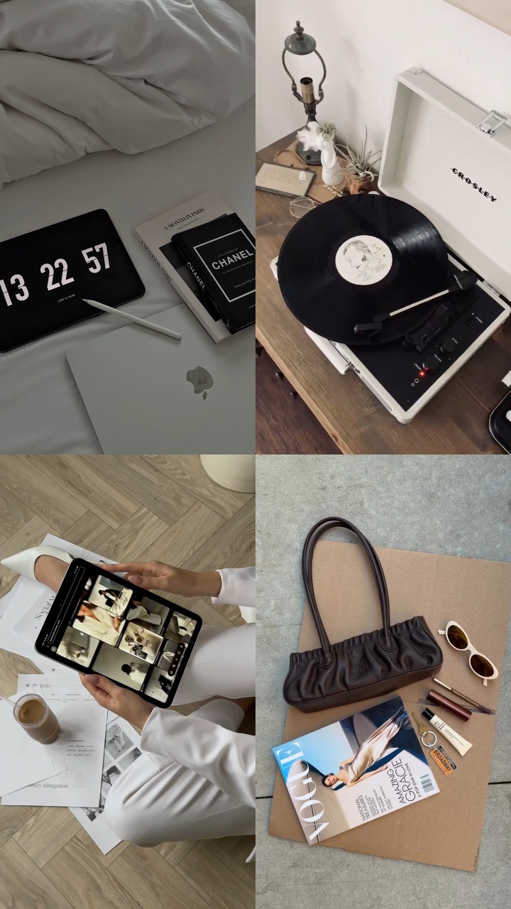 4 grid videos