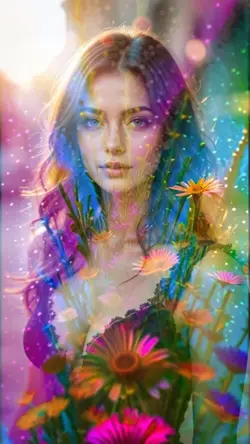 Flowers overlay