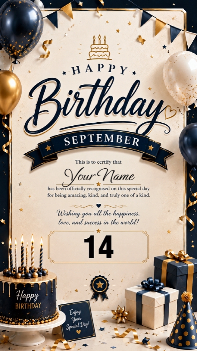 HBD 14 SEPTEMBER