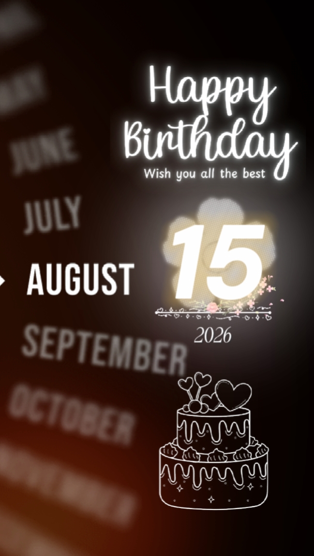 ANNIVERSAIRE MEILLEUR 15 AOÛT