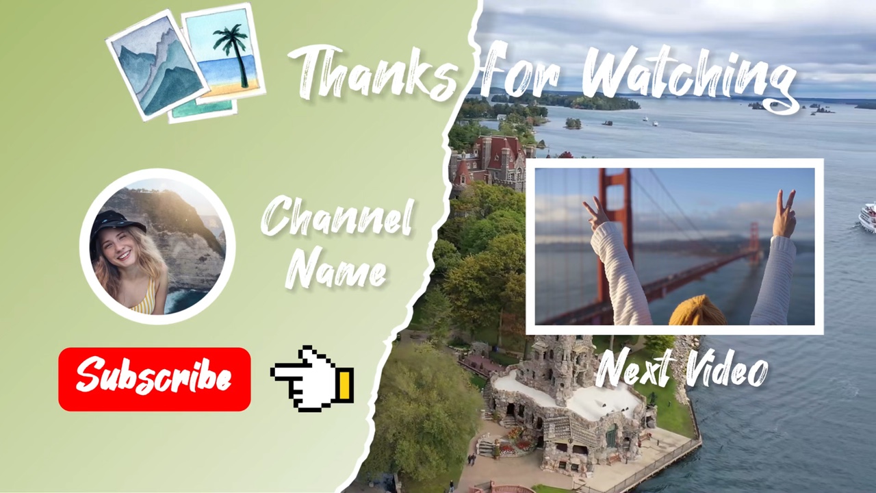 YouTube Outro Travel