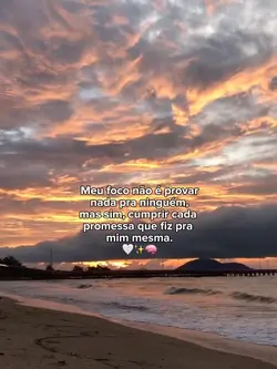 Meu foco agora