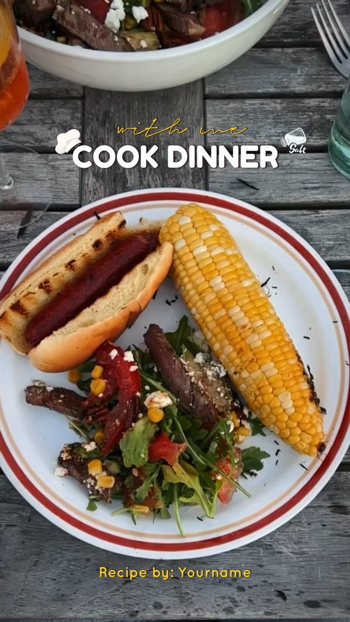 COOK DIN WITH ME 🧑‍🍳🥗🥩