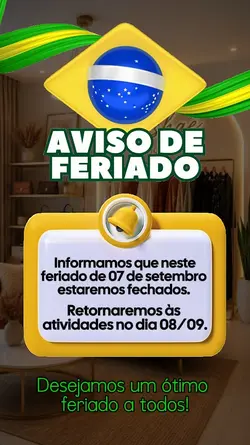 Aviso de Feriado 