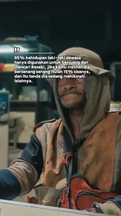 85% kehidupan laki
