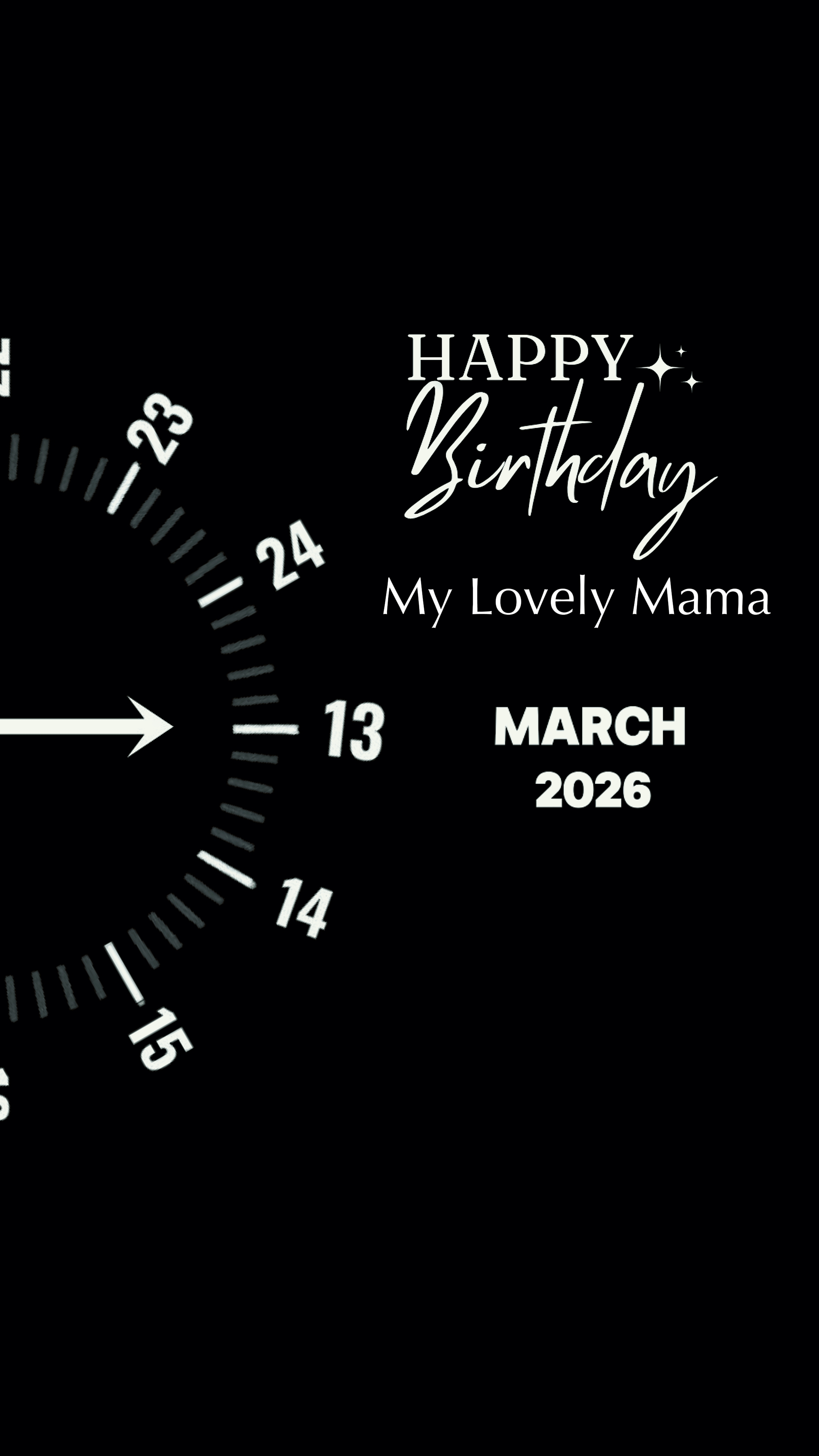 HBD MAMA 13 MART