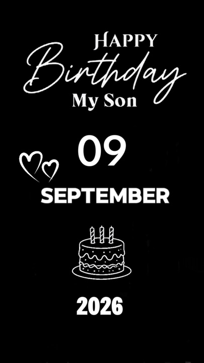 BDAY SON 9 september